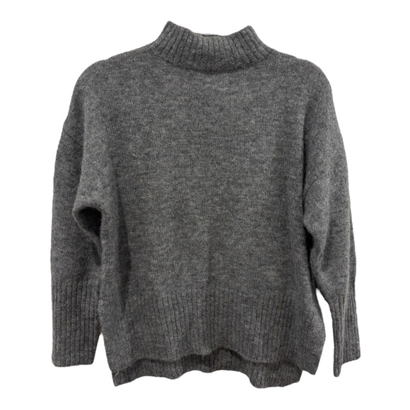 Pacas Sweaters - NWT PACAS Baby Alpaca Wool and Merino Wool Blend Sweater Charcoal Grey Women’s S